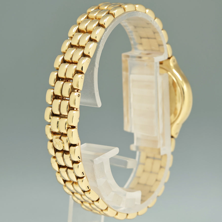 Ladies Movado 14k Yellow Gold 24mm Diamond Mother of Pearl Watch