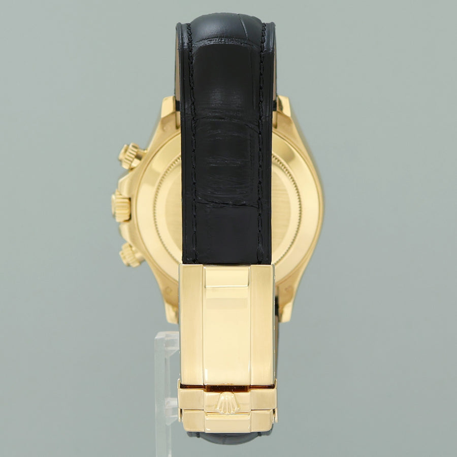 2025 RSC PAPERS Rolex 116518 Daytona Cosmograph White Panda Yellow Gold Watch Box