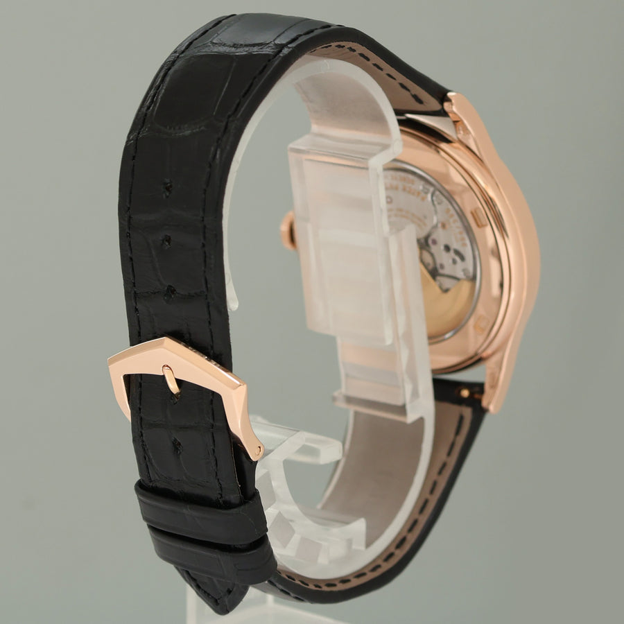 PAPERS MINT Patek Philippe 5296R Rose Gold Calatrava Sector Leather Watch Box