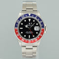 MINT Rolex 16700 GMT-Master Pepsi Blue Red Steel 40mm Watch Box
