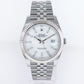 2023 NEW PAPERS Rolex DateJust 41 White 126334 Steel White Gold Jubilee Watch Box