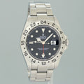 MINT PAPERS 2000 Rolex Explorer II 16570 Stainless Steel Black Dial GMT 40mm Watch Box