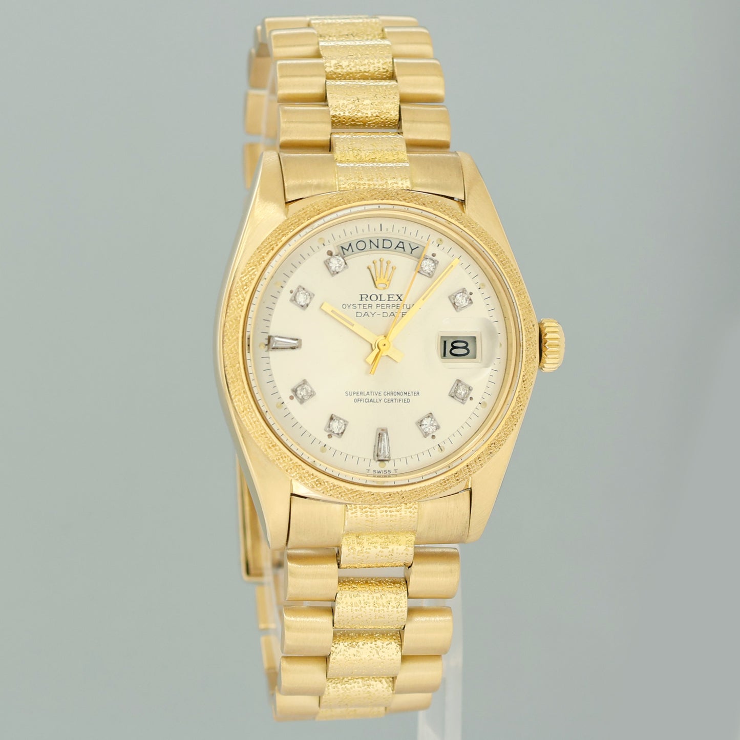 Rolex Day-Date President 36mm 1801 Bark Champagne Yellow Gold Watch Box