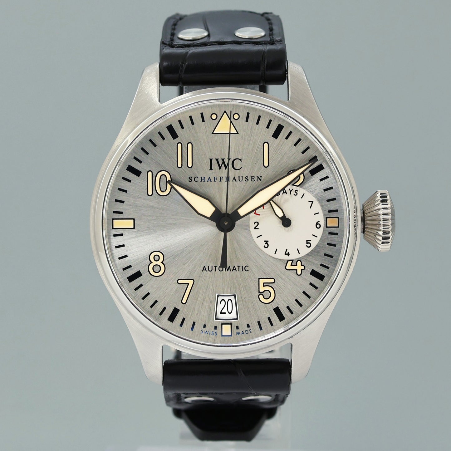 PAPERS MINT IWC Platinum IW500413 Big Pilot 46mm Father Son Watch Box