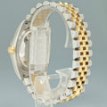 2014 MINT Rolex DateJust Jubilee Two Tone Gold 36mm 116233 White Diamond Watch
