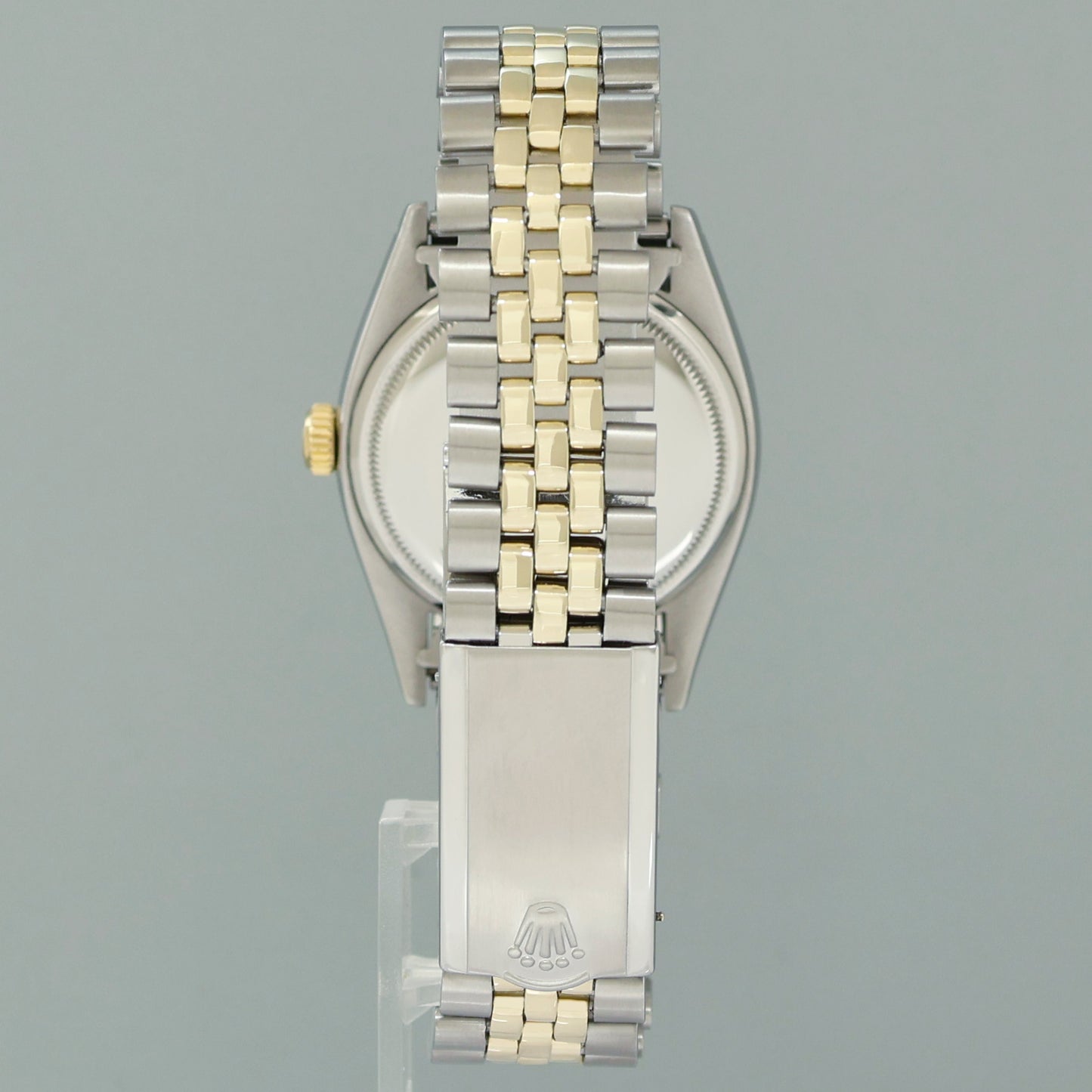 Rolex Datejust 6605 Yellow Gold Two Tone Jubilee Champagne Watch Box