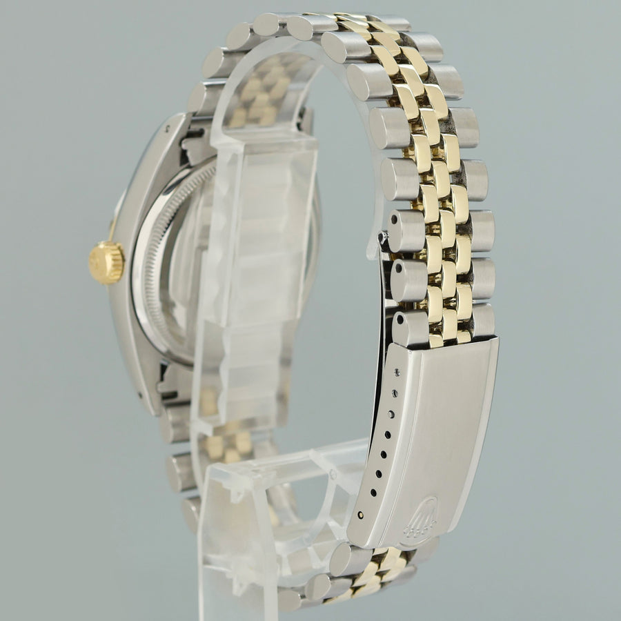 Rolex Datejust 6605 Yellow Gold Two Tone Jubilee Champagne Watch Box