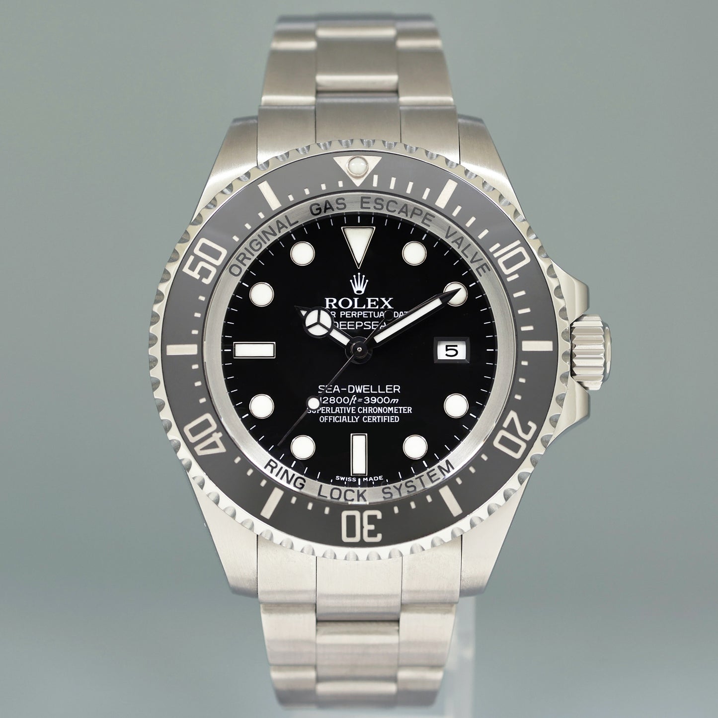 2016 MINT Rolex Sea-Dweller DEEPSEA 116660 Steel 44mm Black Ceramic Watch Box