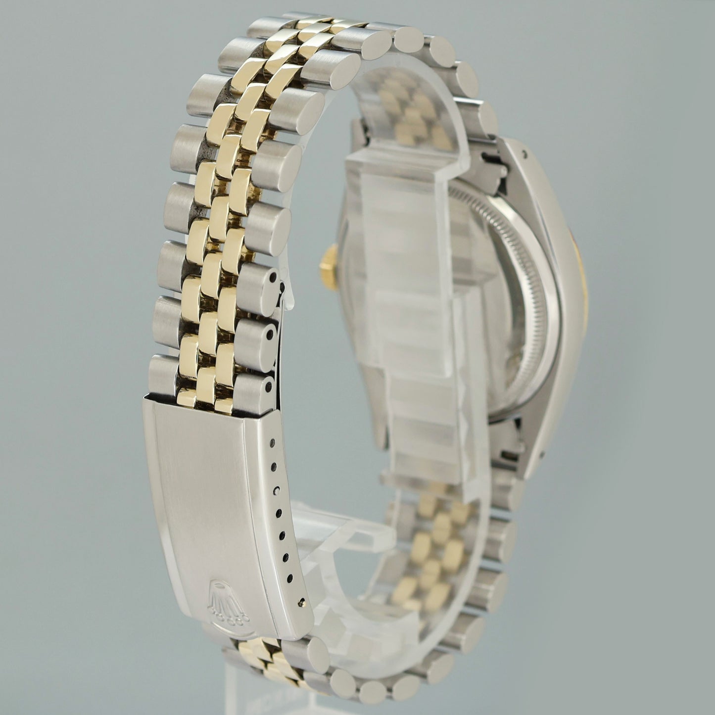 Rolex Datejust 6605 Yellow Gold Two Tone Jubilee Champagne Watch Box