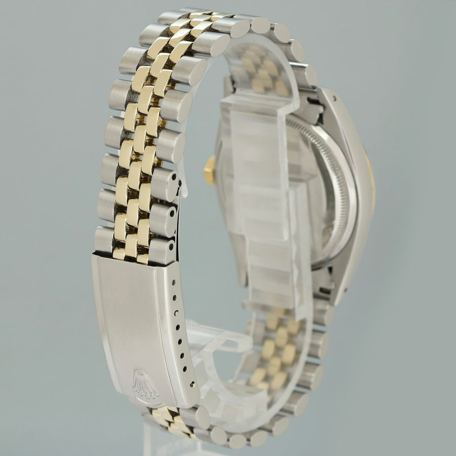 Rolex Datejust 6605 Yellow Gold Two Tone Jubilee Champagne Watch Box