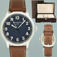 MINT 5522a Patek Philippe Calatrava New York Edition 42mm Blue Steel Leather Watch