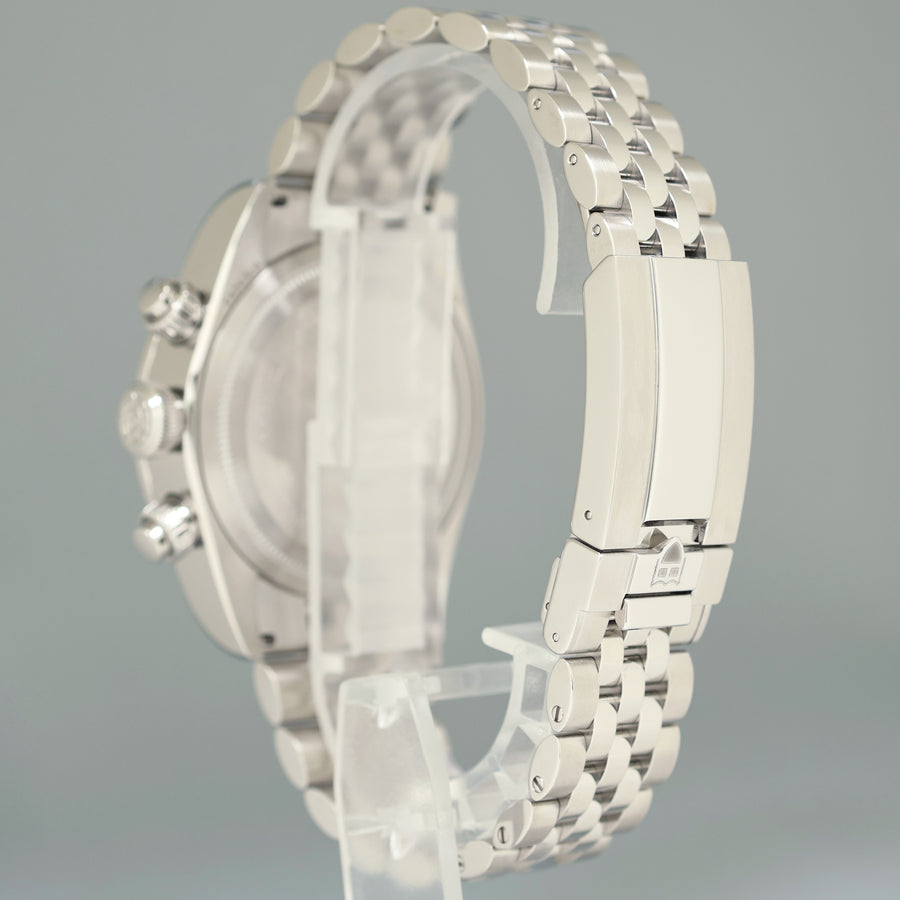 2025 NEW PAPERS Tudor Blue Flamingo Chrono Jubilee Steel 79360N Black Bay Watch Box