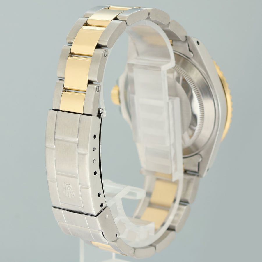 PAPERS MINT Rolex Submariner 16613LB Gold Steel Two Tone Yellow Gold Watch Box