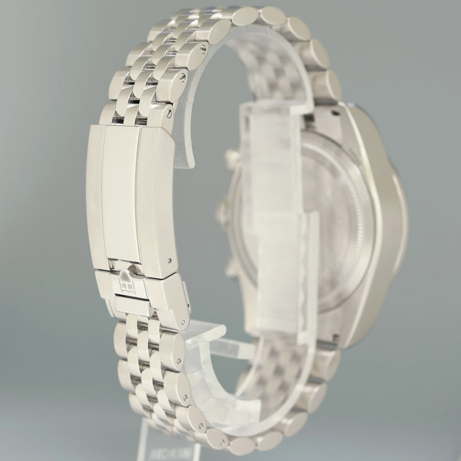 2025 NEW PAPERS Tudor Blue Flamingo Chrono Jubilee Steel 79360N Black Bay Watch Box