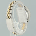 Diamond Ladies Rolex DateJust 26mm 69173 Two Tone Gold Jubilee Blue Vignette Watch