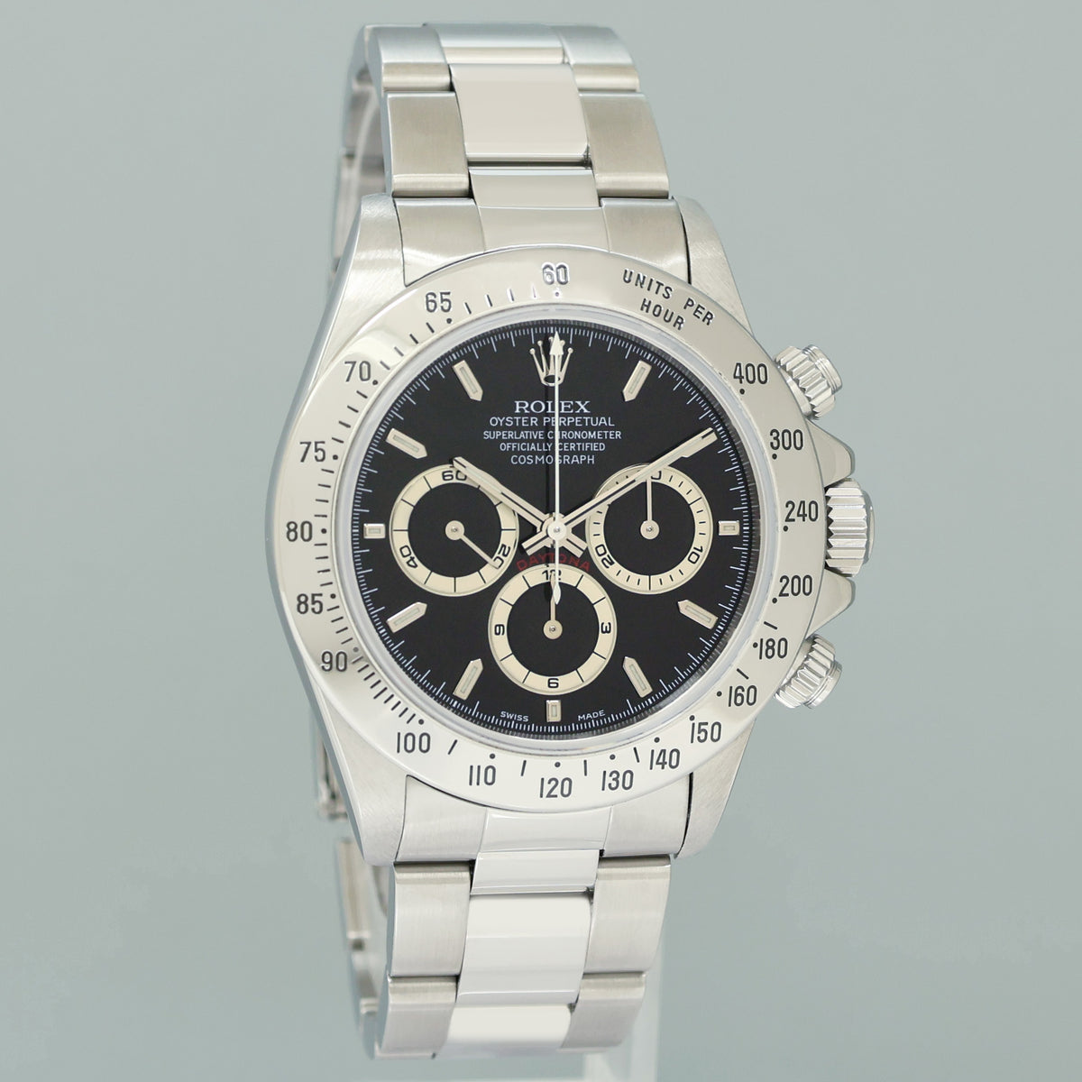 2018 RSC PAPERS MINT Rolex 16520 Zenith Daytona Black 40mm Chronograph Watch Box