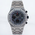 MINT Audemars Piguet 42mm Royal Oak Offshore Chrono Titanium 26170Ti Ghost Watch