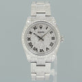 MINT Rolex Oyster 177200 Perpetual 31mm Diamond Pave Iced out Oyster Watch Box