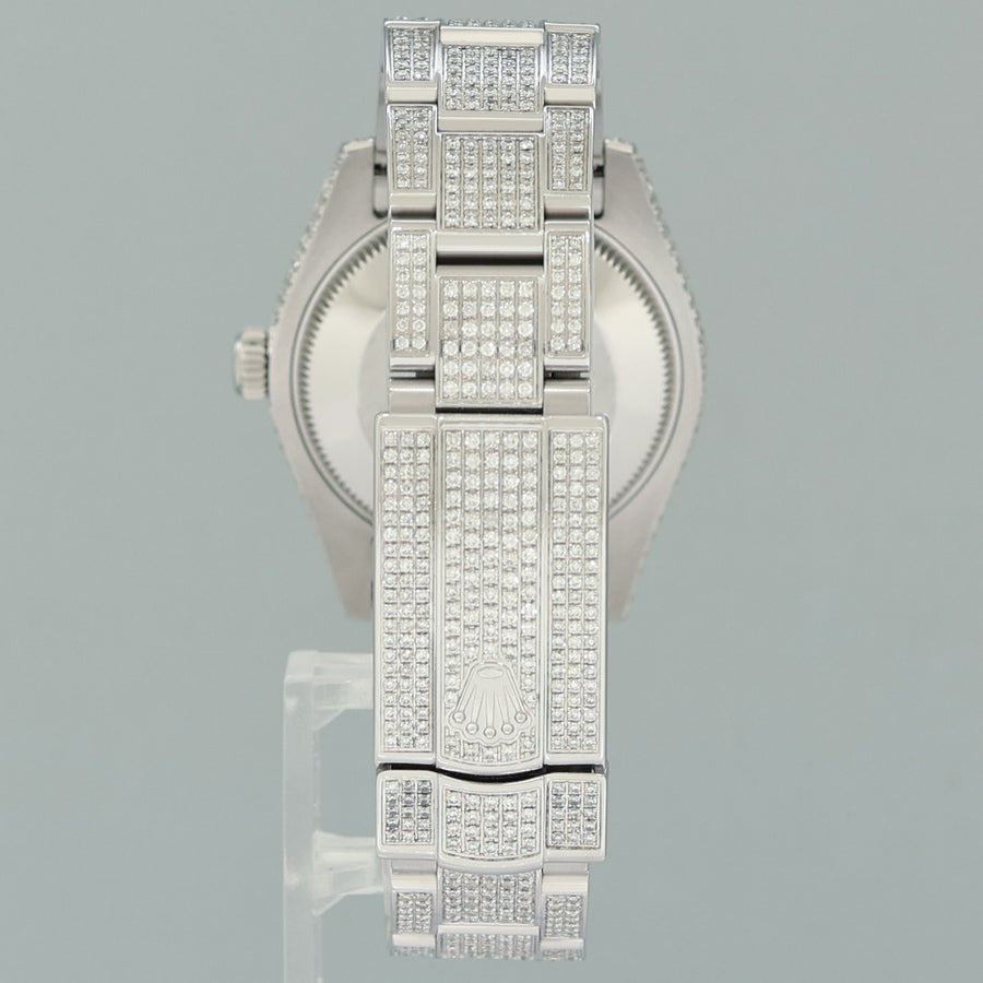 MINT Rolex Oyster 177200 Perpetual 31mm Diamond Pave Iced out Oyster Watch Box