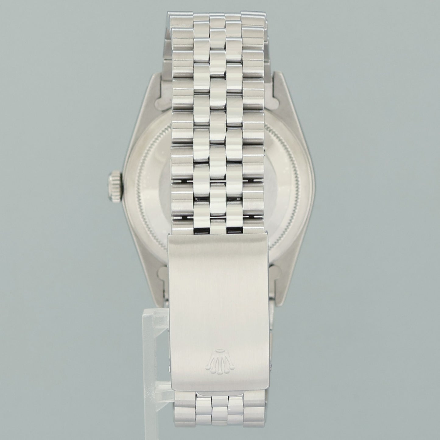 MINT Rolex DateJust 16234 Black Diamond Jubilee White Gold Fluted Watch Box