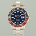 2022 MINT Rolex GMT-Master II 126719 Pepsi Blue Dial White Gold 40mm Watch Box