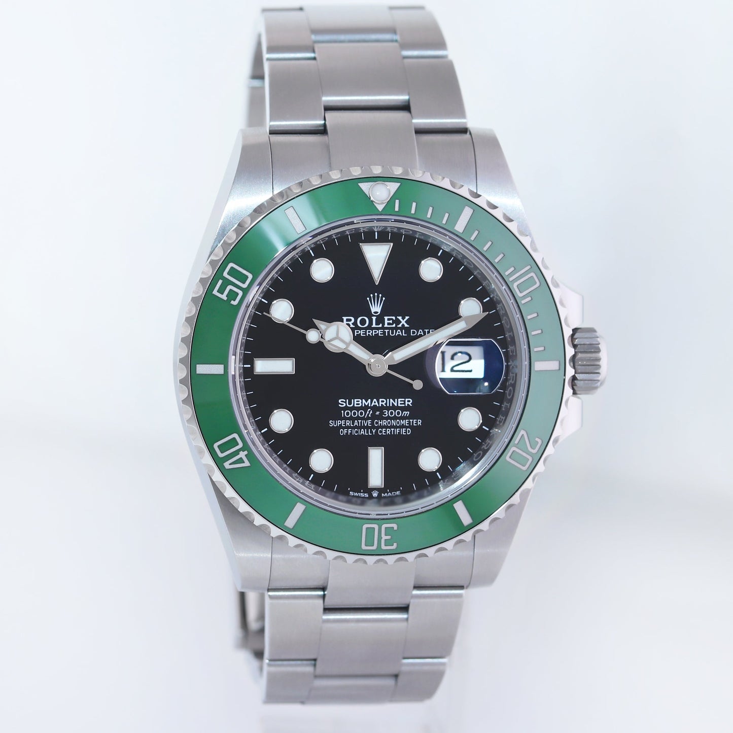 JULY 2024 NEW PAPERS Rolex Submariner 41mm GREEN KERMIT MK2 126610LV Watch