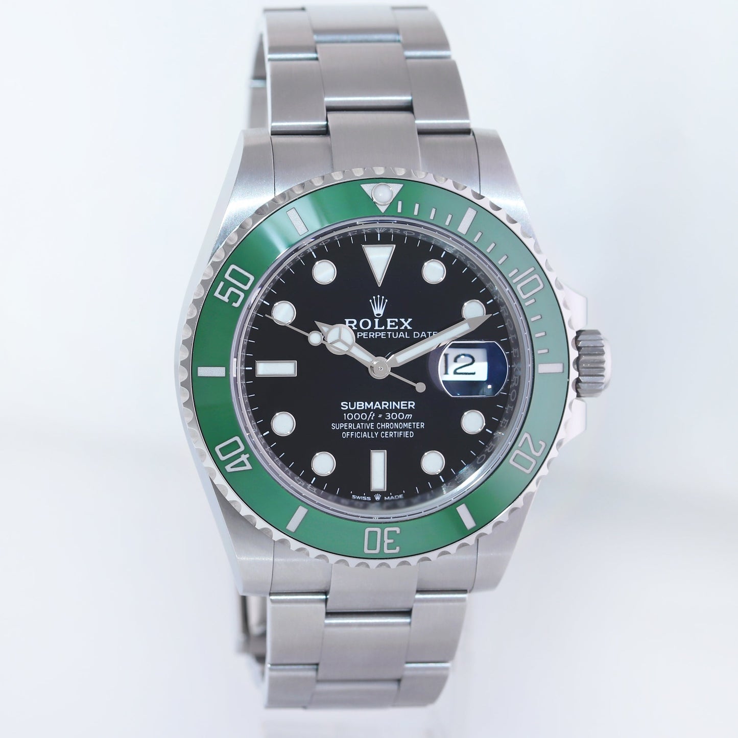 2024 NEW PAPERS Rolex Submariner 41mm GREEN Starbucks MK2 126610LV Watch Box