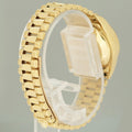 MINT Blue Diamond Ladies Rolex DateJust 69178 President 26mm 18k Yellow Gold Watch