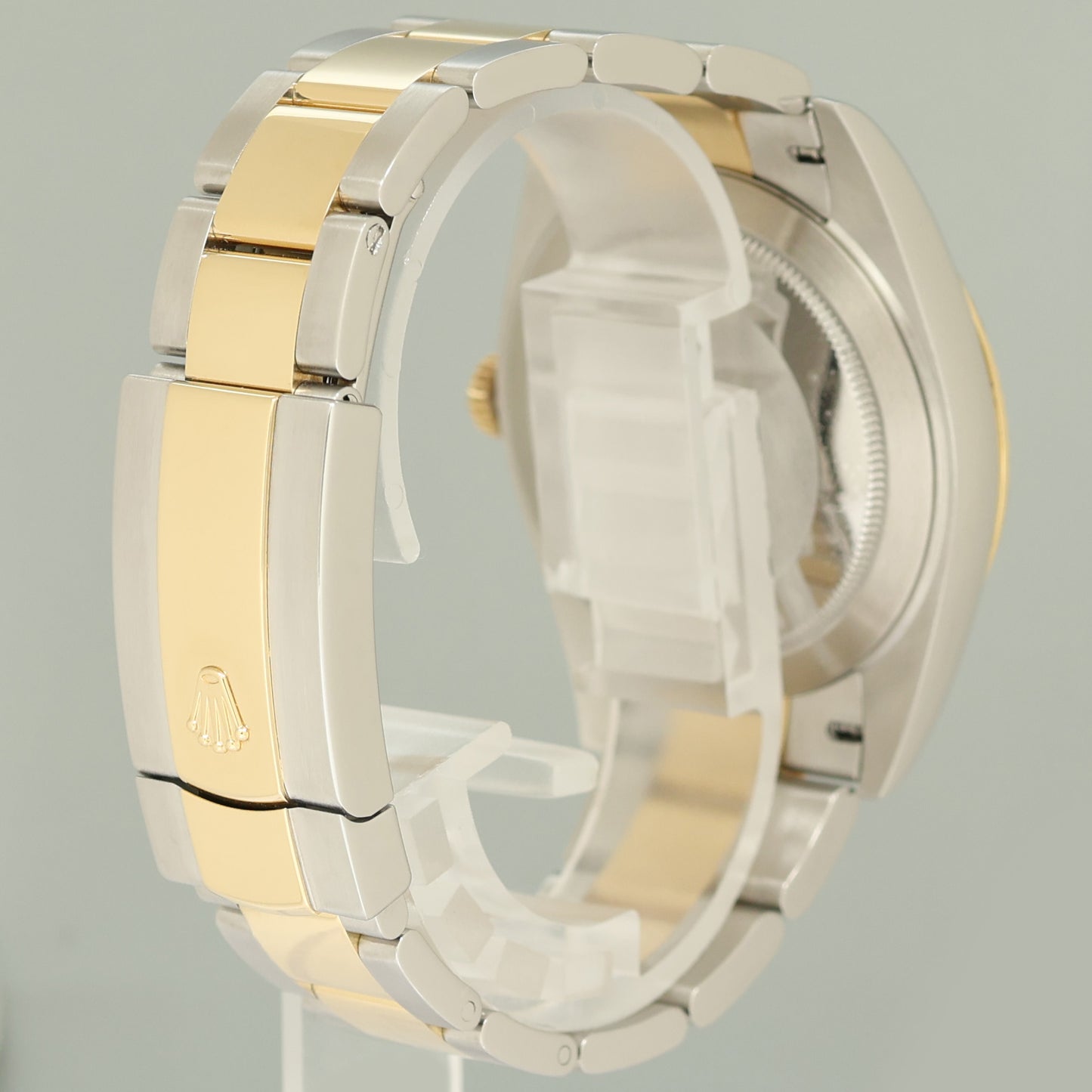 2021 MINT Rolex DateJust 126333 Two Tone Gold Champagne Diamond 41mm Watch Box