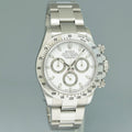 2009 MINT Rolex 40mm Daytona 116520 White APH Chronograph Steel Watch Box