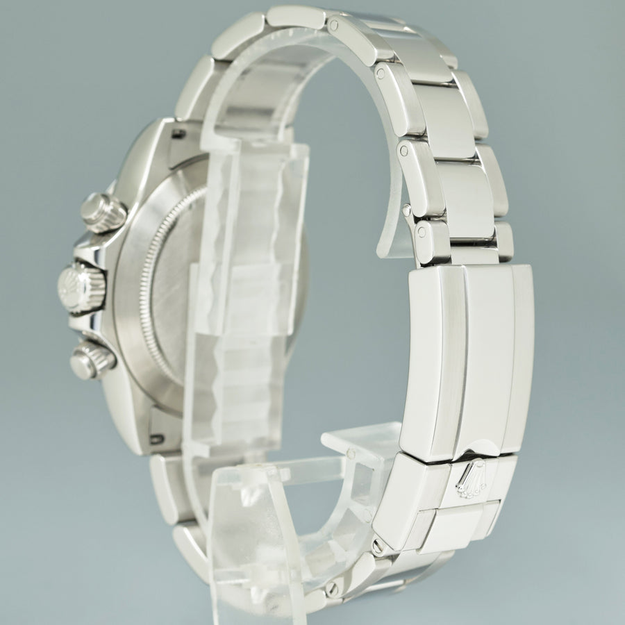 2009 MINT Rolex 40mm Daytona 116520 White APH Chronograph Steel Watch Box