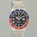 1999 MINT PAPERS Rolex GMT-Master II Pepsi Blue Red Steel 16710 40mm Watch Box