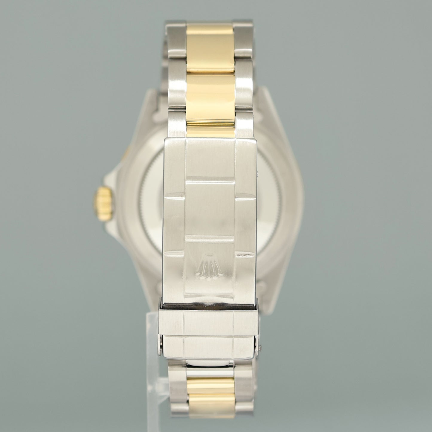 Rolex Submariner Date 16803 Two-Tone Yellow Gold Steel Blue Purple Dial 40mm Watch Box