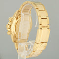 2008 Rolex Daytona 116528 Black Paul Newman Cosmograph Yellow Gold 40mm Watch