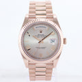 MINT 2020 Rolex President 40mm Rose Gold Sundust Roman 228235 Watch Box