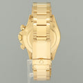 2008 Rolex Daytona 116528 Black Paul Newman Cosmograph Yellow Gold 40mm Watch