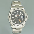 2016 PAPERS MINT Rolex Explorer II 42mm 216570 Black Dial Steel Oyster Watch Box
