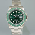 2020 MINT PAPERS Rolex 116610LV Submariner Hulk Green Dial Ceramic Watch Box