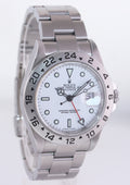 2006 PAPERS MINT Rolex Explorer II White 16570 40mm Polar GMT Watch Box