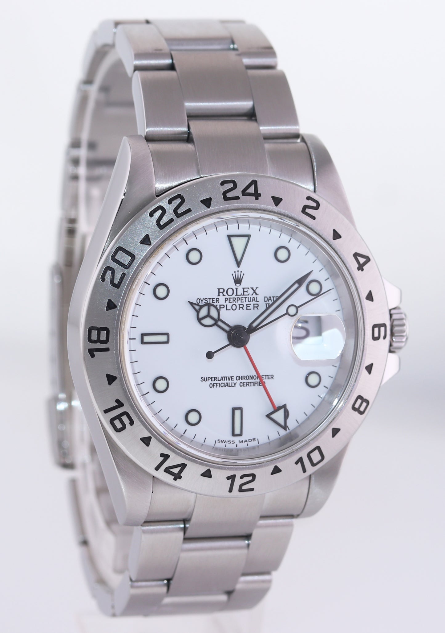 2006 PAPERS MINT Rolex Explorer II White 16570 40mm Polar GMT Watch Box