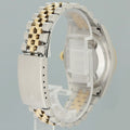 MINT Rolex DateJust 16233 Two Tone Yellow Gold Jubilee Diamond Anniversary Dial Watch