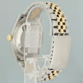 MINT Rolex DateJust 16233 Two Tone Yellow Gold Jubilee Diamond Anniversary Dial Watch