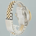 MINT Rolex GMT-Master 16753 Two-Tone Yellow Jubilee Black Dial 40mm Watch Box