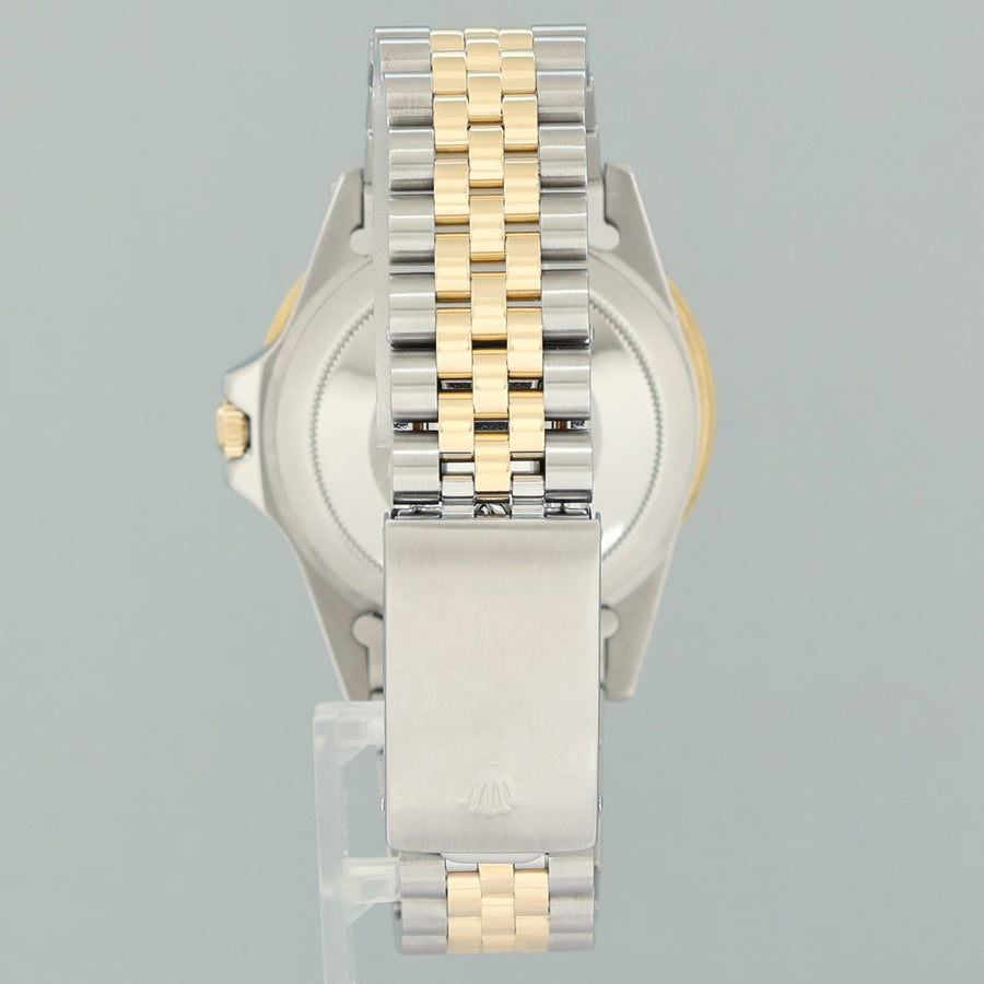 MINT Rolex GMT-Master 16753 Two-Tone Yellow Jubilee Black Dial 40mm Watch Box