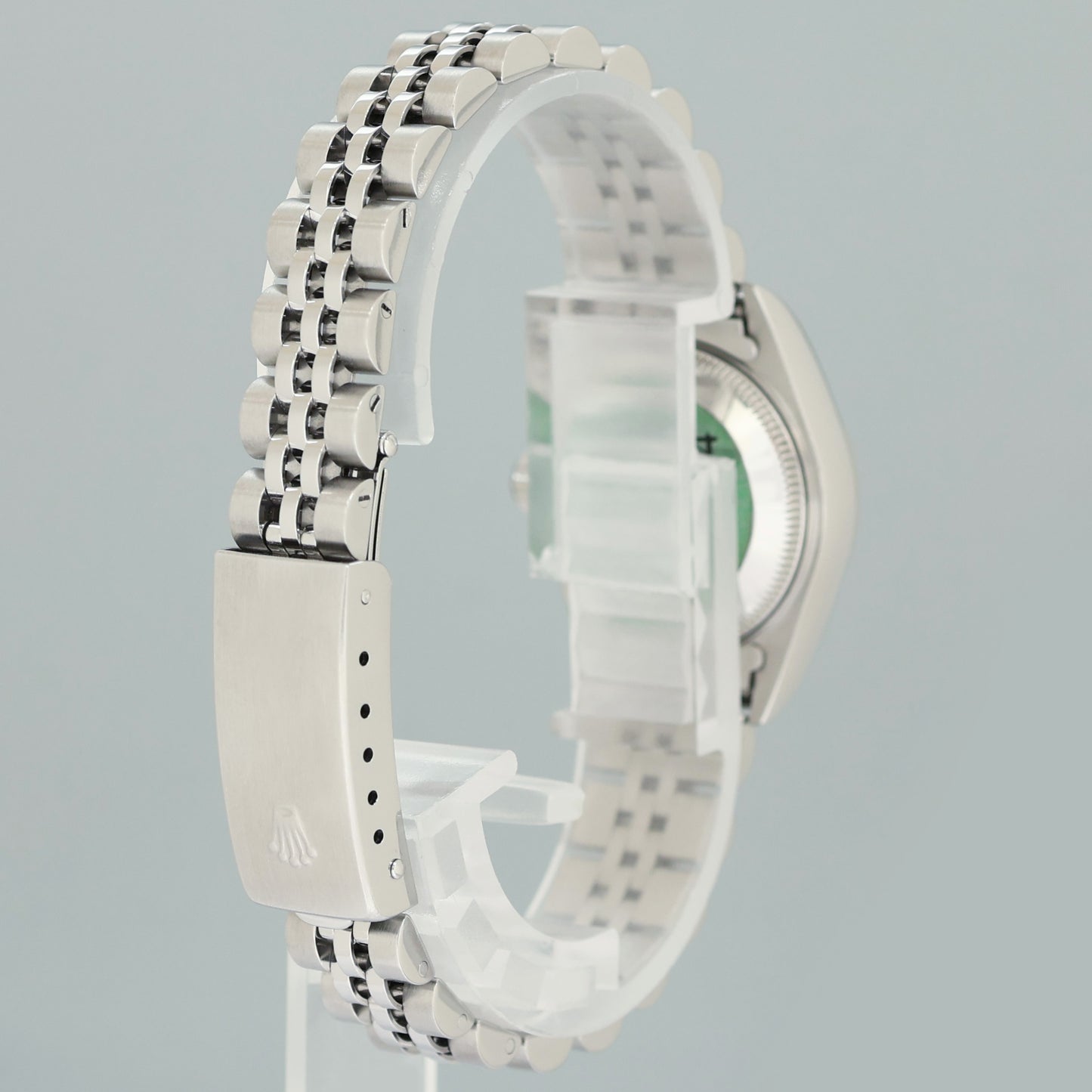 PAPERS Ladies Rolex 79174 DateJust 26mm White Roman Steel Jubilee Watch Box