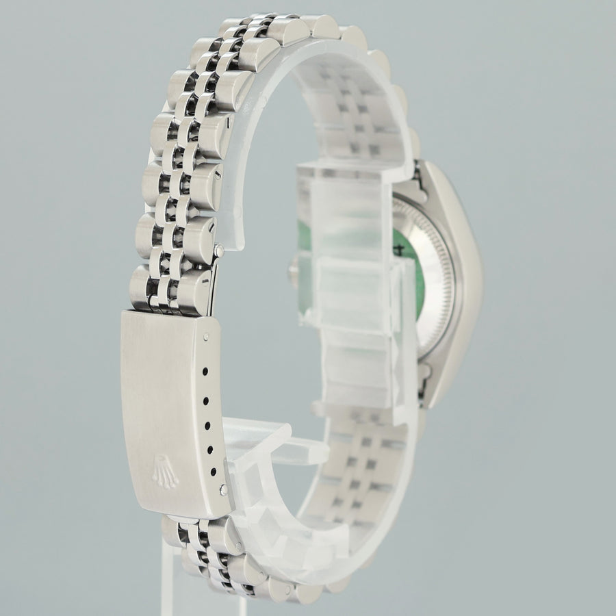 PAPERS Ladies Rolex 79174 DateJust 26mm White Roman Steel Jubilee Watch Box