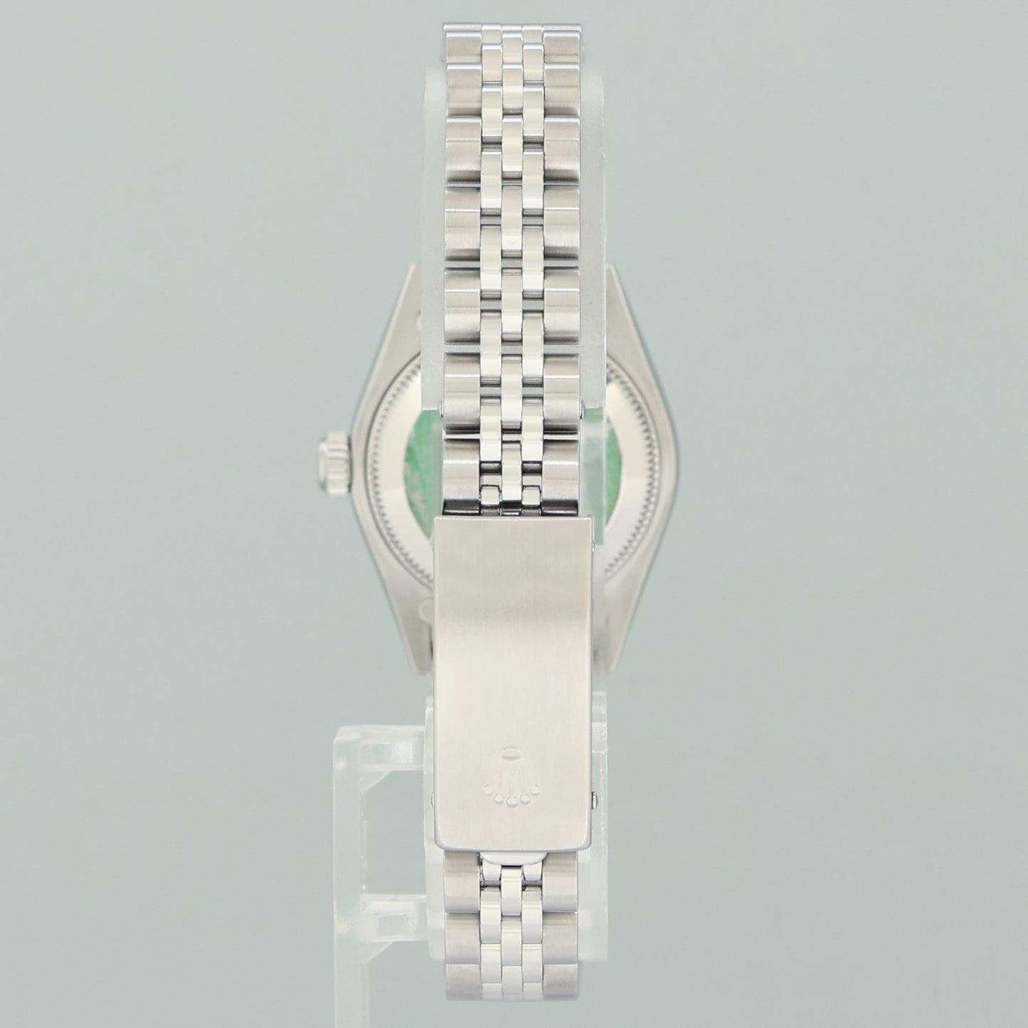 PAPERS Ladies Rolex 79174 DateJust 26mm White Roman Steel Jubilee Watch Box