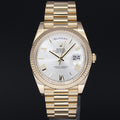 2023 MINT Rolex 228238 Day-Date 40 President Silver Roman Gold Watch Box