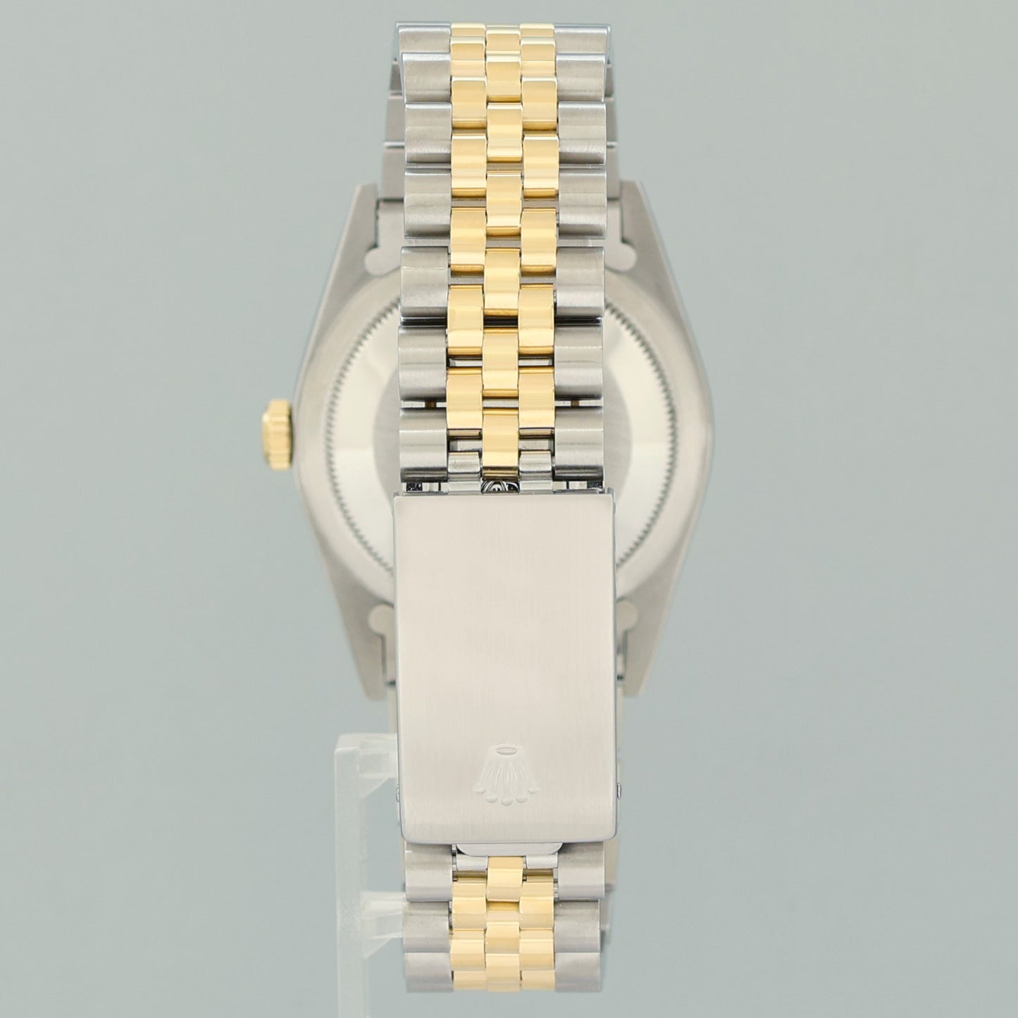 PAPERS MINT Rolex DateJust 36mm White Roman 16233 Two Tone Steel Jubilee Watch Box