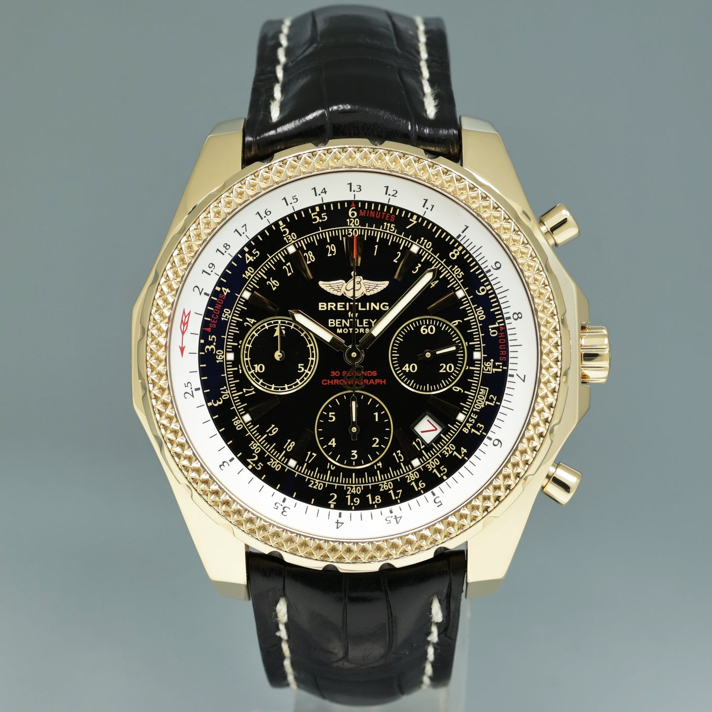 Breitling for Bentley Motors Yellow Gold 48mm Chrono Special Edition K25362 Watch